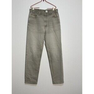 Vintage 90s Levis 550 Jeans Size 34 MiUSA Red Tab Tapered Leg Tan Grey Tan Beige